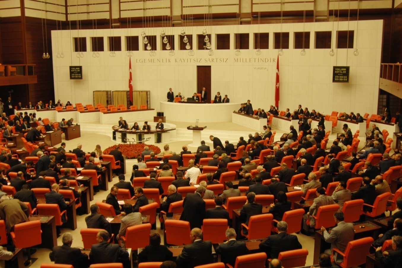 The Grand National Assembly of Turkey congregating extraordinarily